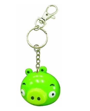 Hračka - Angry Birds Pig zelený - kľúčenka