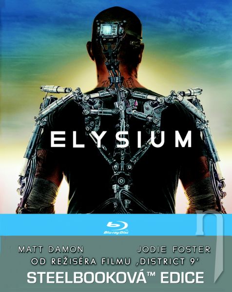 BLU-RAY Film - Elysium - limitovaný box s knihou (steelbook + kniha + kartičky)