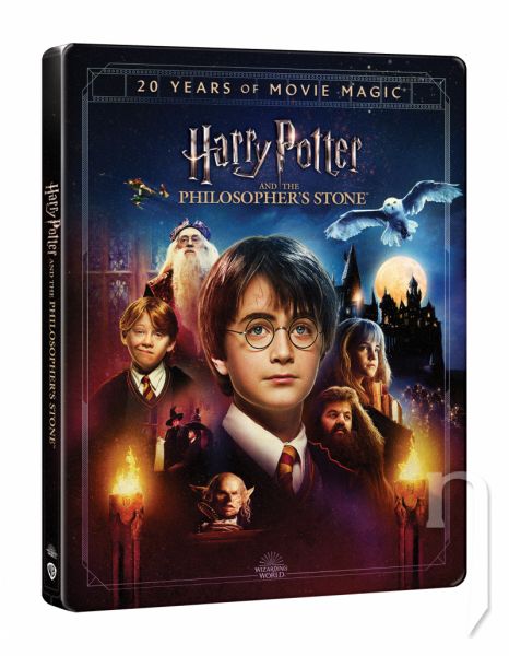 BLU-RAY Film - Harry Potter a kameň mudrcov  3BD (UHD+BD+BD Magical movie mode) - steelbook