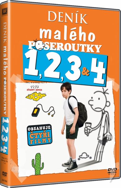 DVD Film - Kolekcia: Deník slabocha (4 DVD)
