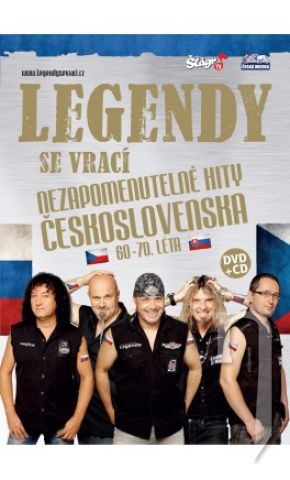 DVD Film - Legendy se vrací - Nezapomenutelné hity Československa 1 CD + 1 DVD