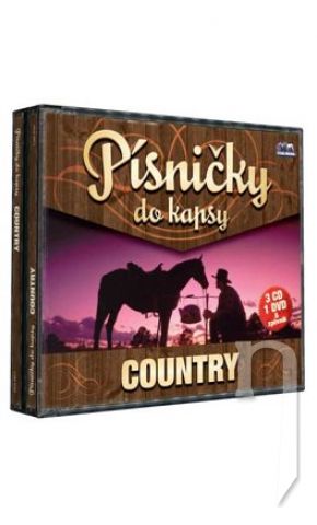 CD - Písničky do kapsy, country 3 CD + 1 DVD ZPĚV