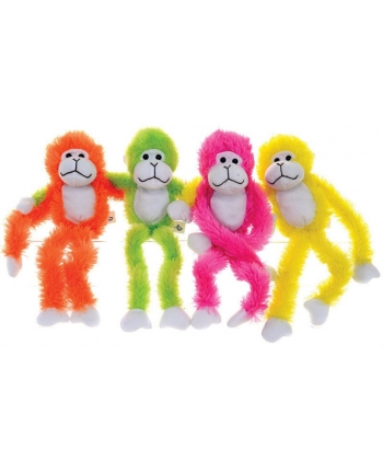 Hračka - Plyšová opica neónová farba (44 cm)