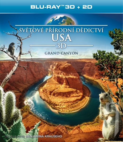 BLU-RAY Film - Svetové prírodné dedičstvo: USA - Grand Canyon BD (3D)