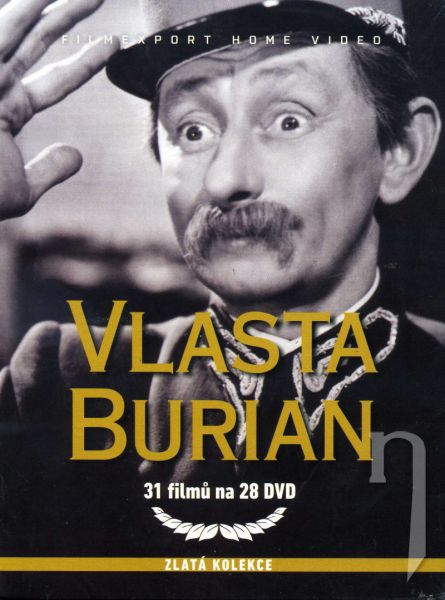 DVD Film - Vlasta Burian KOMPLET - zlatá kolekcia (28 DVD)