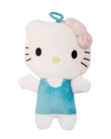 Hračka - Plyšový prívesok mačička - modrá - Hello Kitty - 19 cm