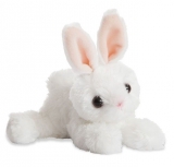 Hračka - Plyšový zajačik biely - Flopsie - 20,5 cm