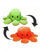 Plyšová Chobotnica obojstranná - oranžovo-zelená - 80 cm