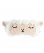 Plyšová maska na spanie - ovečka - 18 cm