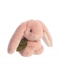 Plyšový zajačik Brenna hrkálka - Ebba Eco Collection - 15 cm