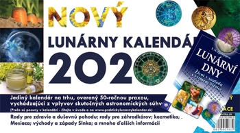 Kniha - Lunární dny + Lunárny kalendár 2020/SK