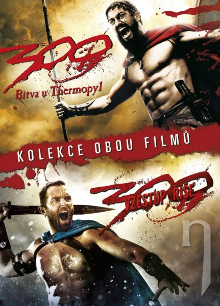 DVD Film - 300: Bitka pri Thermopyle + 300: Vzostup impéria (2 DVD)