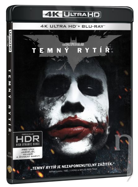 BLU-RAY Film - Batman: Temný rytier 3BD (UHD+BD+bonus disk)