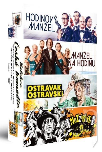 DVD Film - České komédie (4DVD)