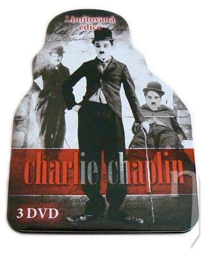 DVD Film - Charlie Chaplin (3DVD plechová krabica)
