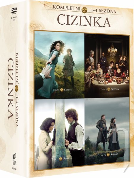 DVD Film - Cizinka 1. - 4. série (21 DVD)