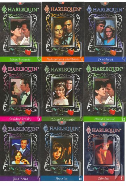 DVD Film - DVD sada: Harlequin 12 DVD - papierový obal