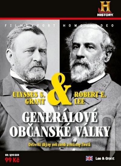 DVD Film - Generálovia občianskej vojny: Ulysses S. Grant & Robert E. Lee (digipack)