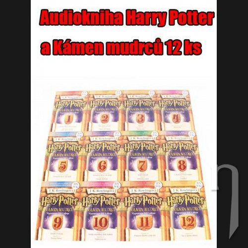 CD - Harry Potter a Kameň mudrcov - komplet 12 CD sada