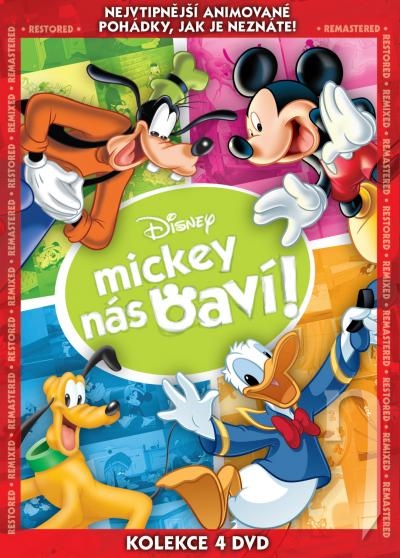 DVD Film - Kolekce: Mickey nás baví! (4DVD)