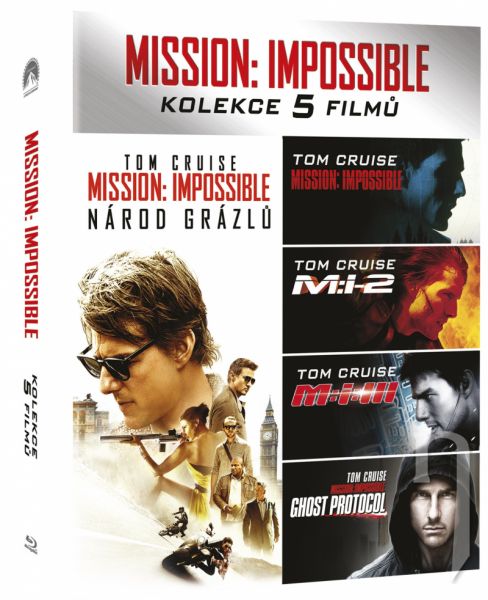 BLU-RAY Film - Kolekce: Mission Impossible I. - V. (5 Bluray)