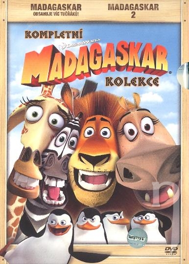 DVD Film - Kolekcia: Madagaskar, Madagaskar 2 : Útek do Afriky (2 DVD)