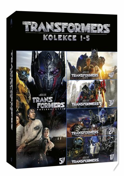 DVD Film - Kolekcia: Transformers: 1 - 5 (5 DVD)