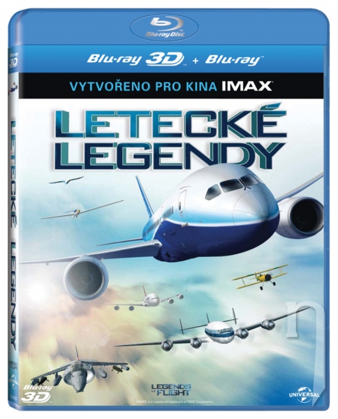 BLU-RAY Film - Letecké legendy 3D