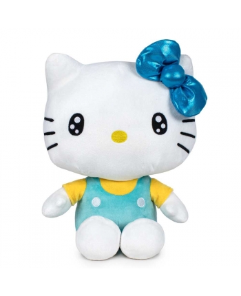 Plyšová kočička tyrkysová - Hello Kitty - 22 cm