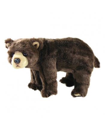 Hračka - Plyšový medveď hnedý stojaci - Eco Friendly Edition - 40 cm