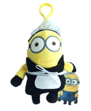 Plyšový Mimoň Služka - přívěsek - Minions (13 cm)