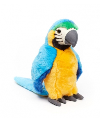 Hračka - Plyšový papagáj žlto-modrý - Eco Friendly Edition - 26 cm