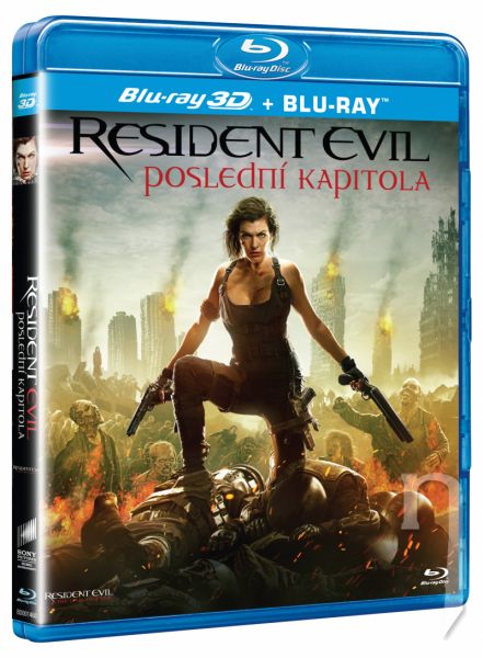 BLU-RAY Film - Resident Evil: Posledná kapitola - 3D + 2D