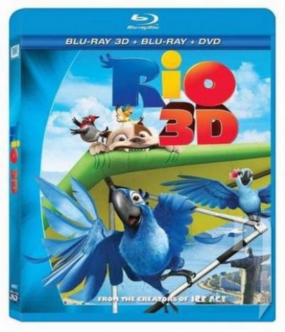 BLU-RAY Film - Rio 3D + 2D (Bluray)