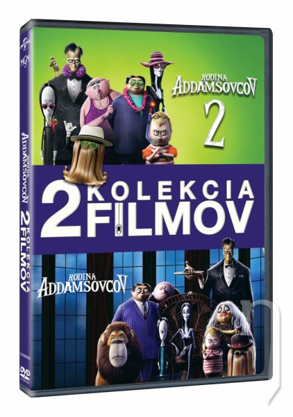 DVD Film - Rodina Addamsovcov kolekcia 1.+2. 2DVD
