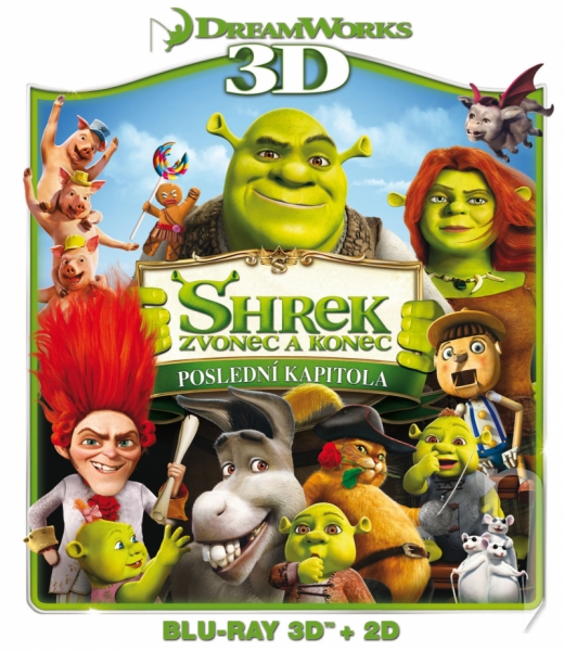 BLU-RAY Film - Shrek: Zvonec a koniec 3D + 2D (Bluray)