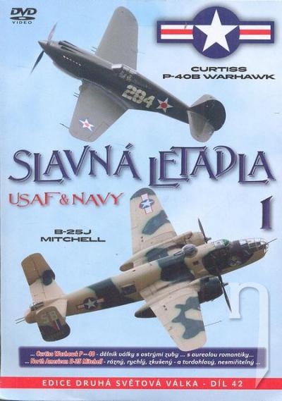 DVD Film - Slavná letadla USAF a NAVY DVD 1. (papierový obal) CO