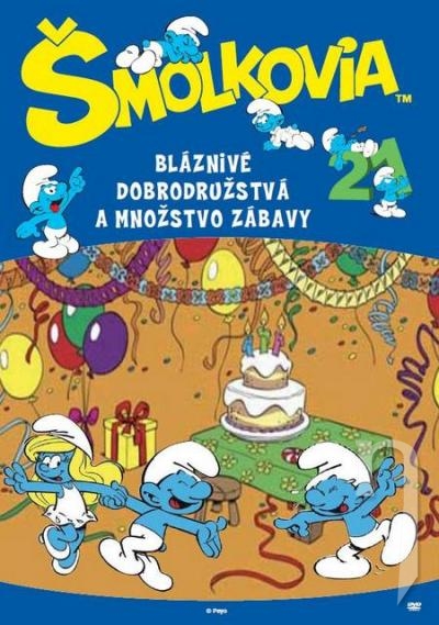 DVD Film - Šmolkovia 21 - Bláznivé dobrodružstvá a množstvo zábavy!