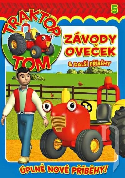 DVD Film - Traktor Tom 5 - Závody oveček a ďalší příběhy (papierový obal)