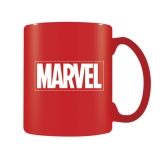 Hračka - Hrnek Marvel - Logo červený 315 ml
