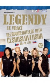DVD Film - Legendy se vrací - Nezapomenutelné hity Československa 1 CD + 1 DVD