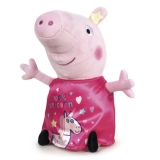 Hračka - Plyšové prasiatko ružové s jednorožcom - Prasiatko Peppa Magic (20 cm)