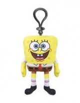 Hračka - Plyšový prívesok SpongeBob vysmiaty - SpongeBob - 13 cm