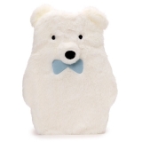 Hračka - Plyšový termofor - ľadový medveď - 28 cm