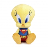 Hračka - Plyšový Tweety ako Superman - Looney Tunes - 20 cm