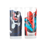 Hračka - Sklenice Spider-Man a Venom set 2 ks