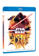 BLU-RAY Film - Star Wars epizódy VII-IX kolekcia 6BD (3BD+3BD bonus)