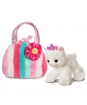 Plyšová kabelka s mačiatkom - Princess - Fancy Pals - 20,5 cm