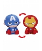 Plyšová obojstranná postavička - Kapitán Amerika a Iron Man - Marvel - 28 cm
