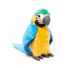 Hračka - Plyšový papagáj žlto-modrý - Eco Friendly Edition - 26 cm